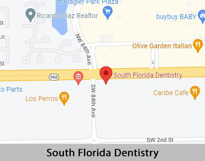 Map image for Options for Replacing Missing Teeth in Miami, FL