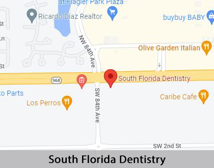 Map image for Options for Replacing Missing Teeth in Miami, FL